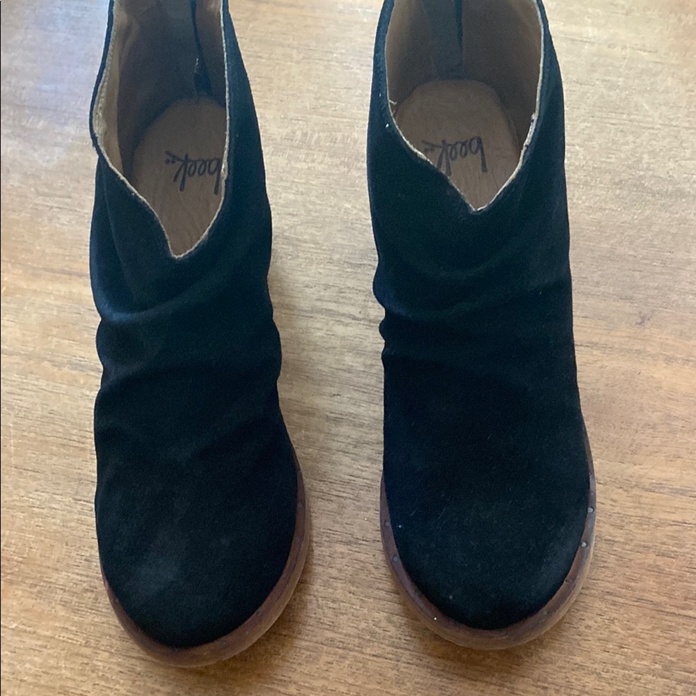 beek Black Ankle Boots NWB